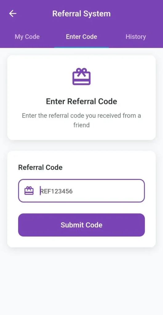 Winero-App-Referral