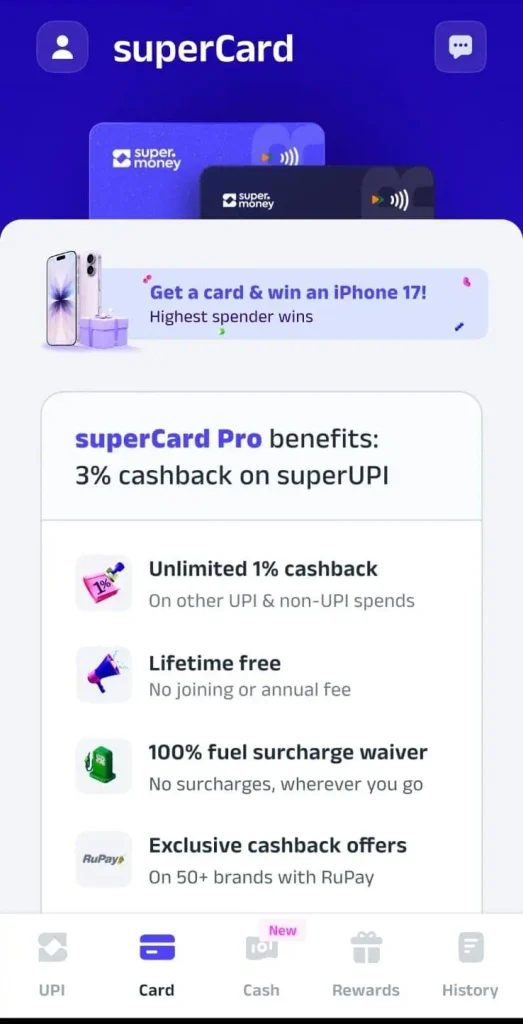 SuperMoney-App-Supercard